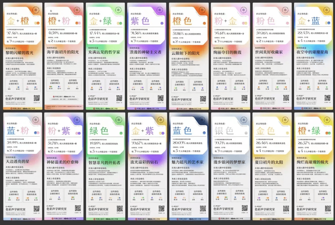 "网易云音乐性格色彩测试"疯狂刷屏!艺术院校的"主导色"是?