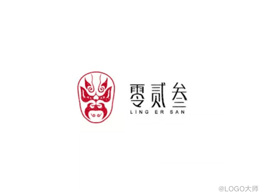 脸谱元素logo设计欣赏!_品牌
