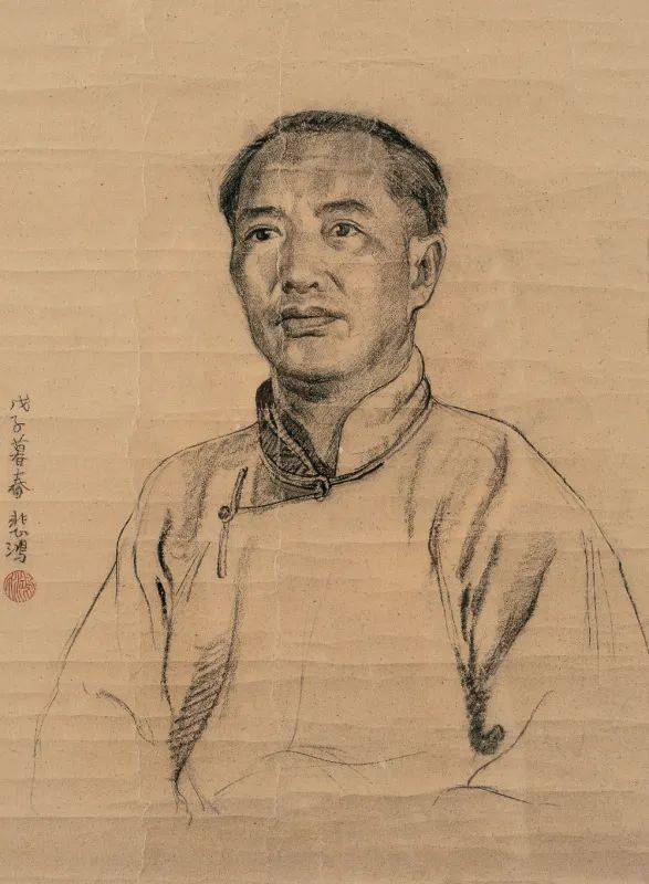徐悲鸿素描欣赏_搜狐网