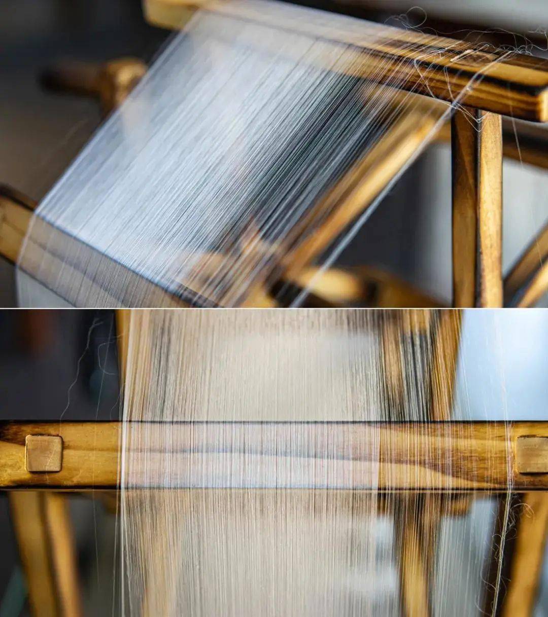 古代手工丝绸制作过程图片