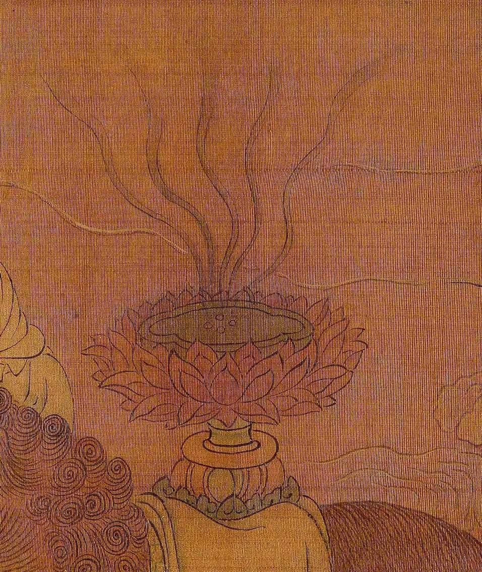 赏析华严经变相图片段如来狮子图