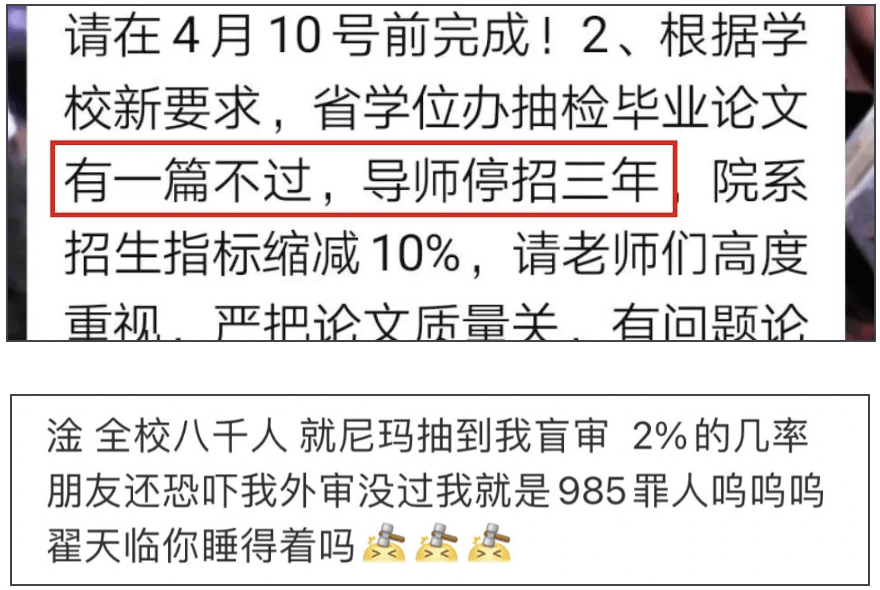 你知道抽检盲审是什么意思吗 就是把论文给外校老师审 结果咋样全看