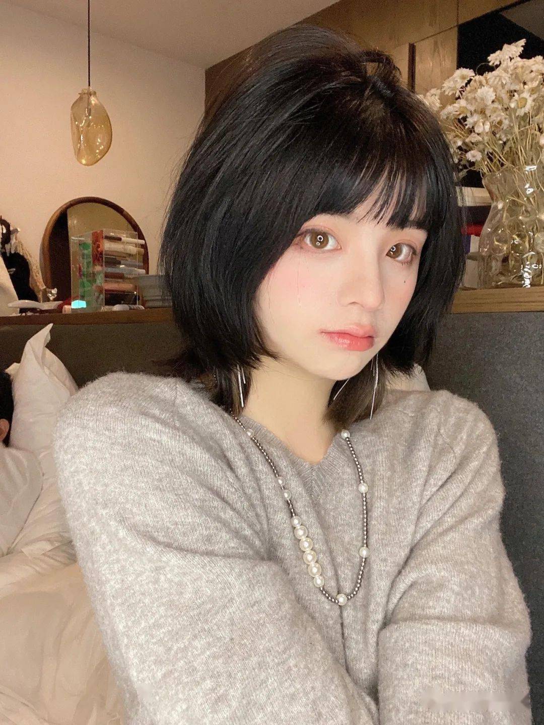 "发廊人气初恋齐脖短发"_发型