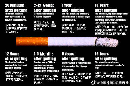 戒烟身体变化图片