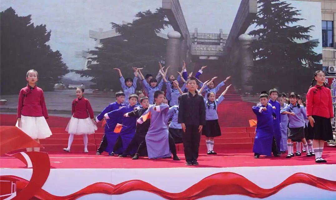 音诗画《红船从南湖起航》歌舞表演《南湖的小木船》第二篇章:学先锋