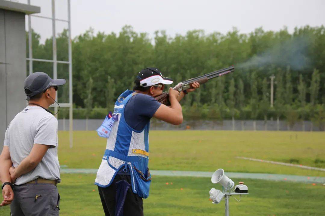2021全国射击锦标赛飞碟项目神枪手在晋角逐争雄