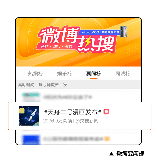 微博|吾皇万睡发布航天科普主题漫画作品