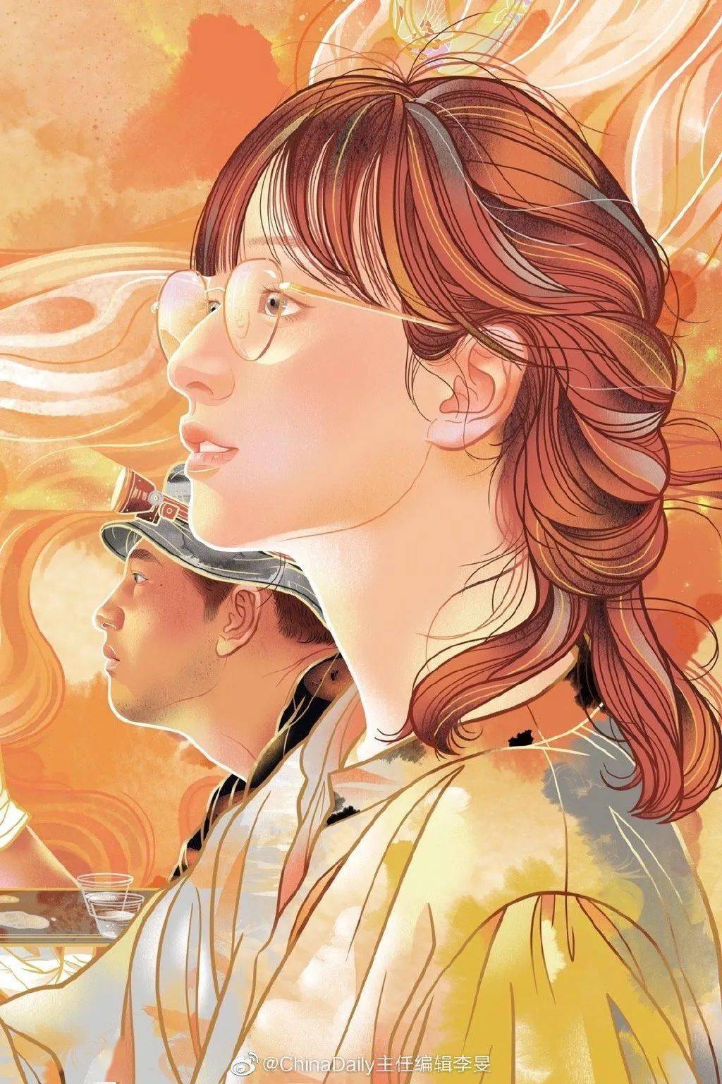 内御用画师"也拥有了一个霸气的称号:创作出这些头版封面的插画师李昮