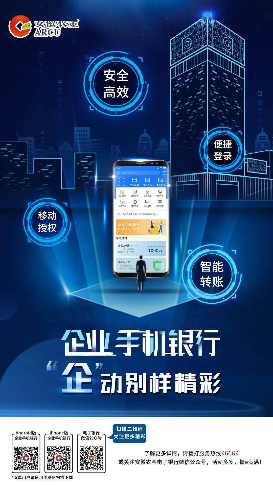 “企”动别样精彩！安徽农金企业手机银行上线了，您想要的功能都在这儿！