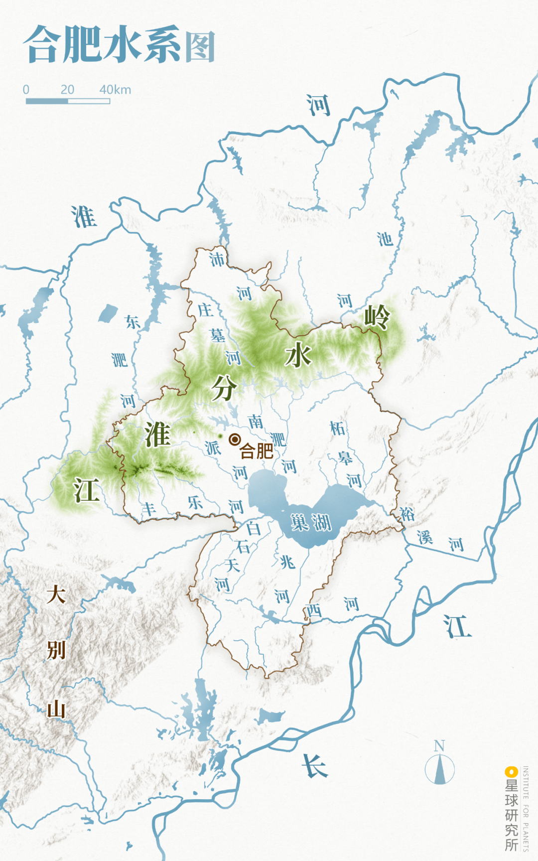 巢湖地理位置地图图片