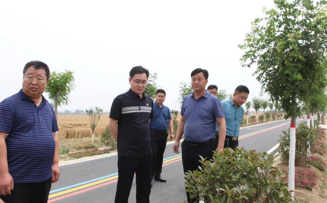 柘城县交通运输局党组书记局长孙国军带队赴叶县建安区考察农村公路