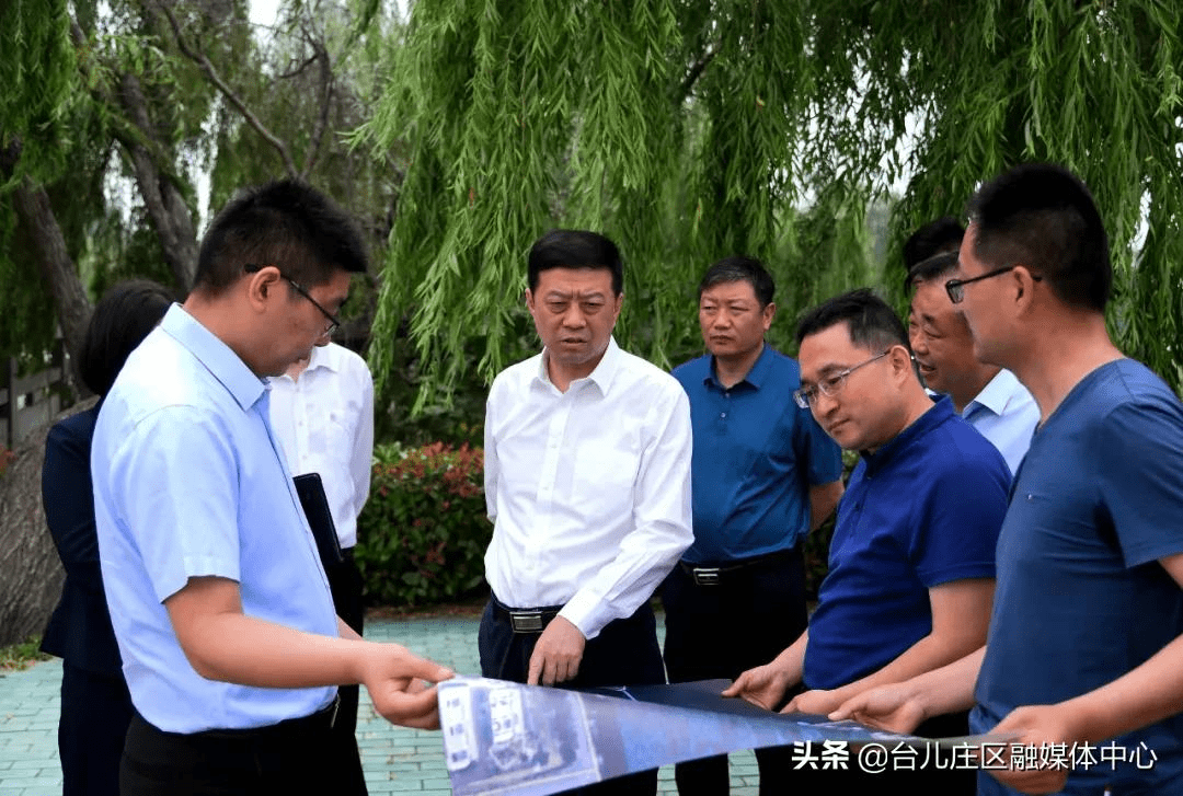台儿庄:陈永生调研古城周边环境和重点项目建设情况_景区