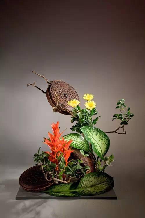 篮花与现代艺术 创作