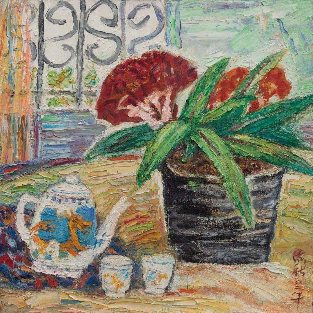 王流秋作品捐赠签约仪式在浙江美术馆举行_油画