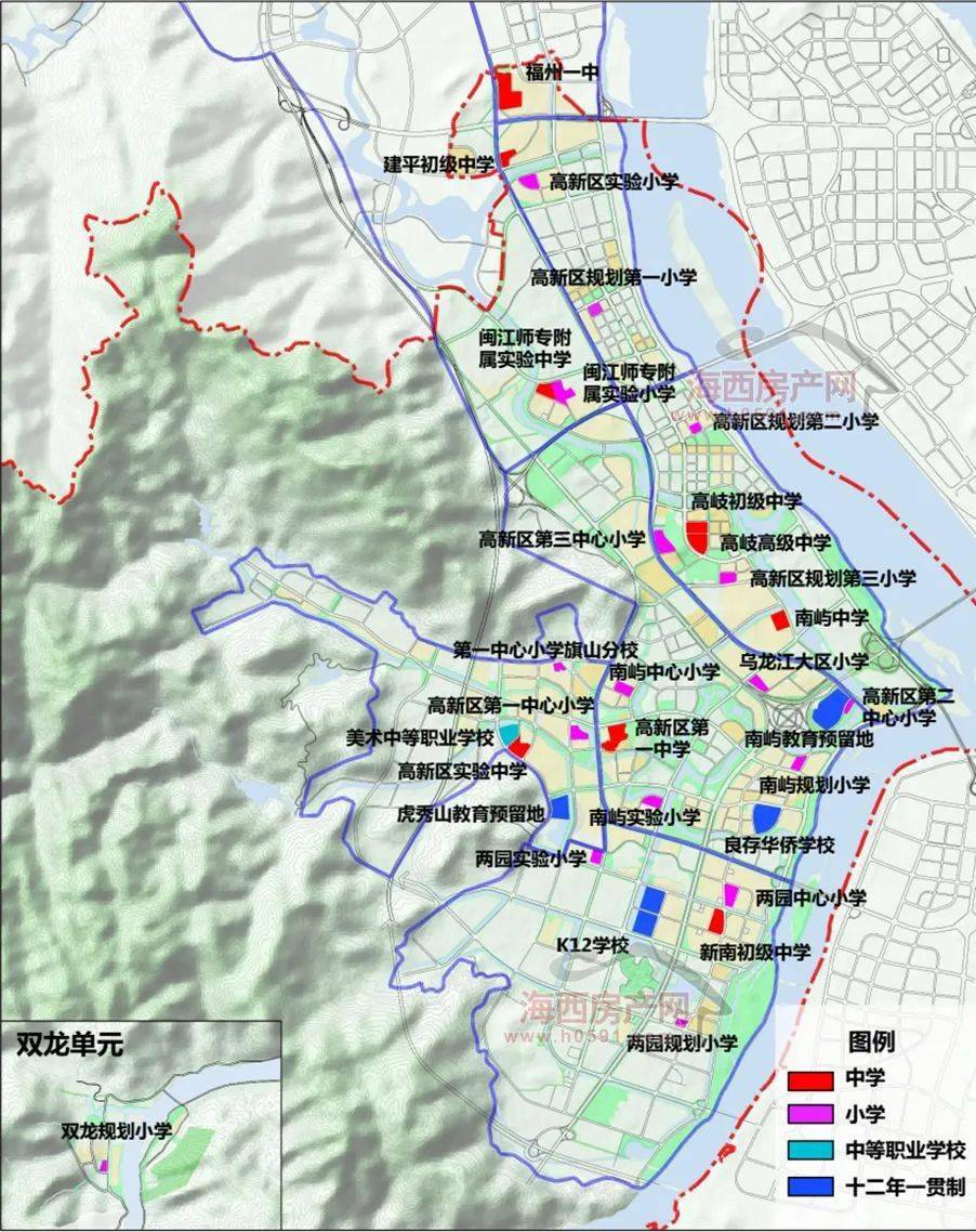 福州南屿高新区规划图图片