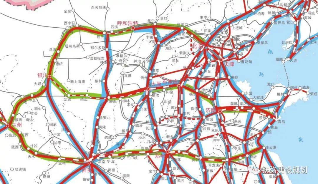 太原榆林银川高铁规划图片