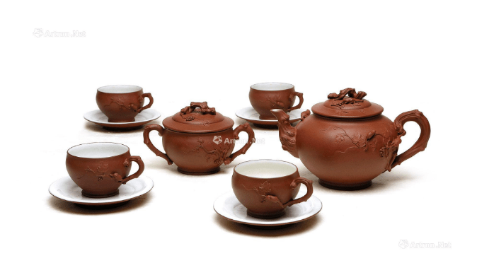 【通販激安】 近現代・紫砂壺・節節高升壺・顧景舟・紅泥・茶具・茶道品』極細 施釉陶