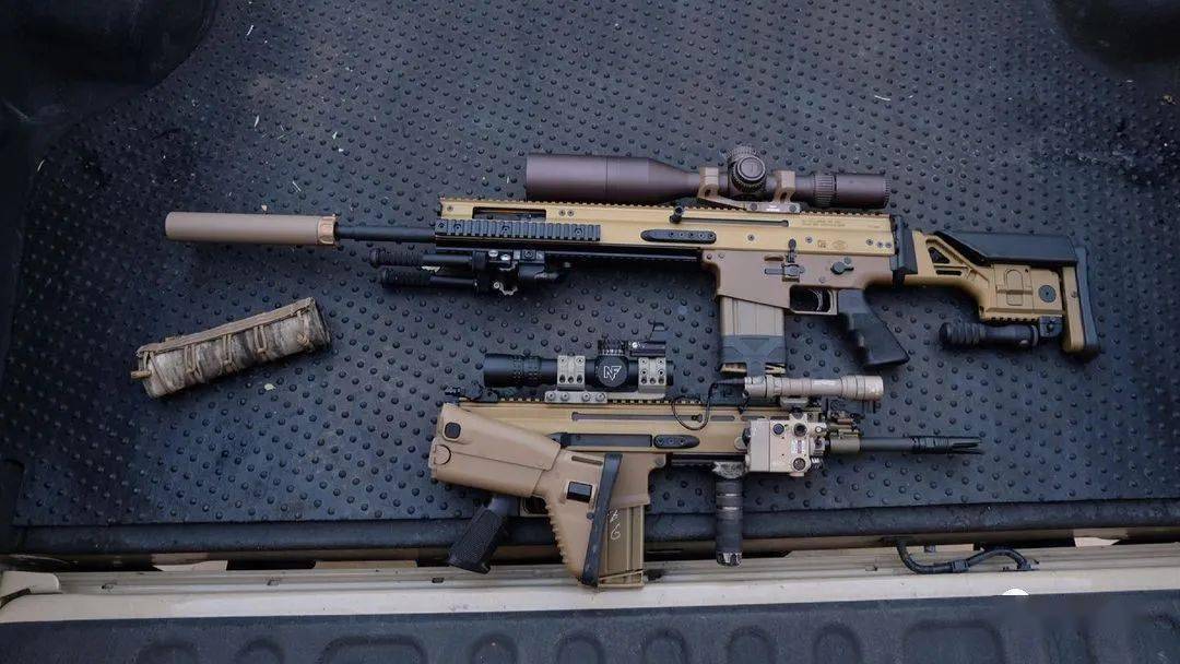 沉稳憨厚的体态fn公司scar17步枪美图欣赏