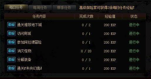 dnf阿拉德探险记第六季任务攻略