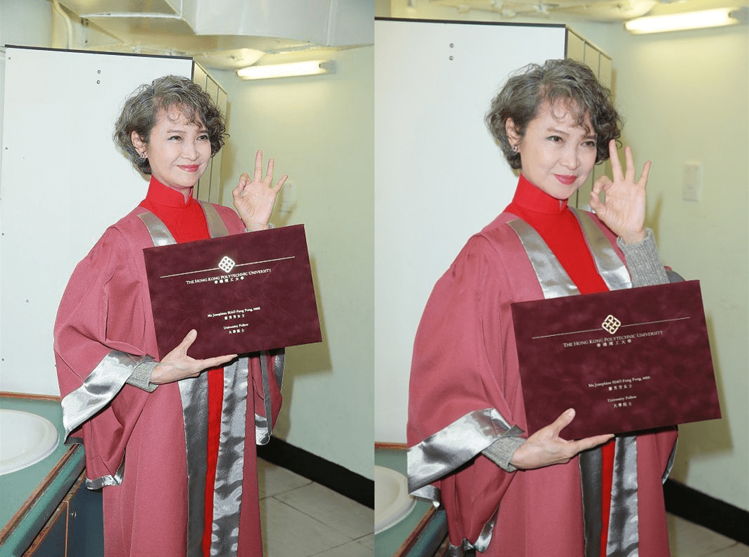 萧芳芳活出了女人该有的样子70多岁还这么优雅头发花白也挺美