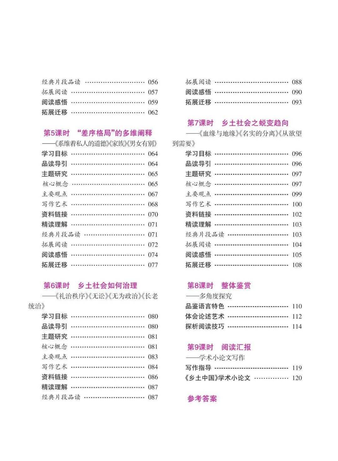 《乡土中国》整本书领读导练 《乡土中国》名师精讲思维导图版原著热