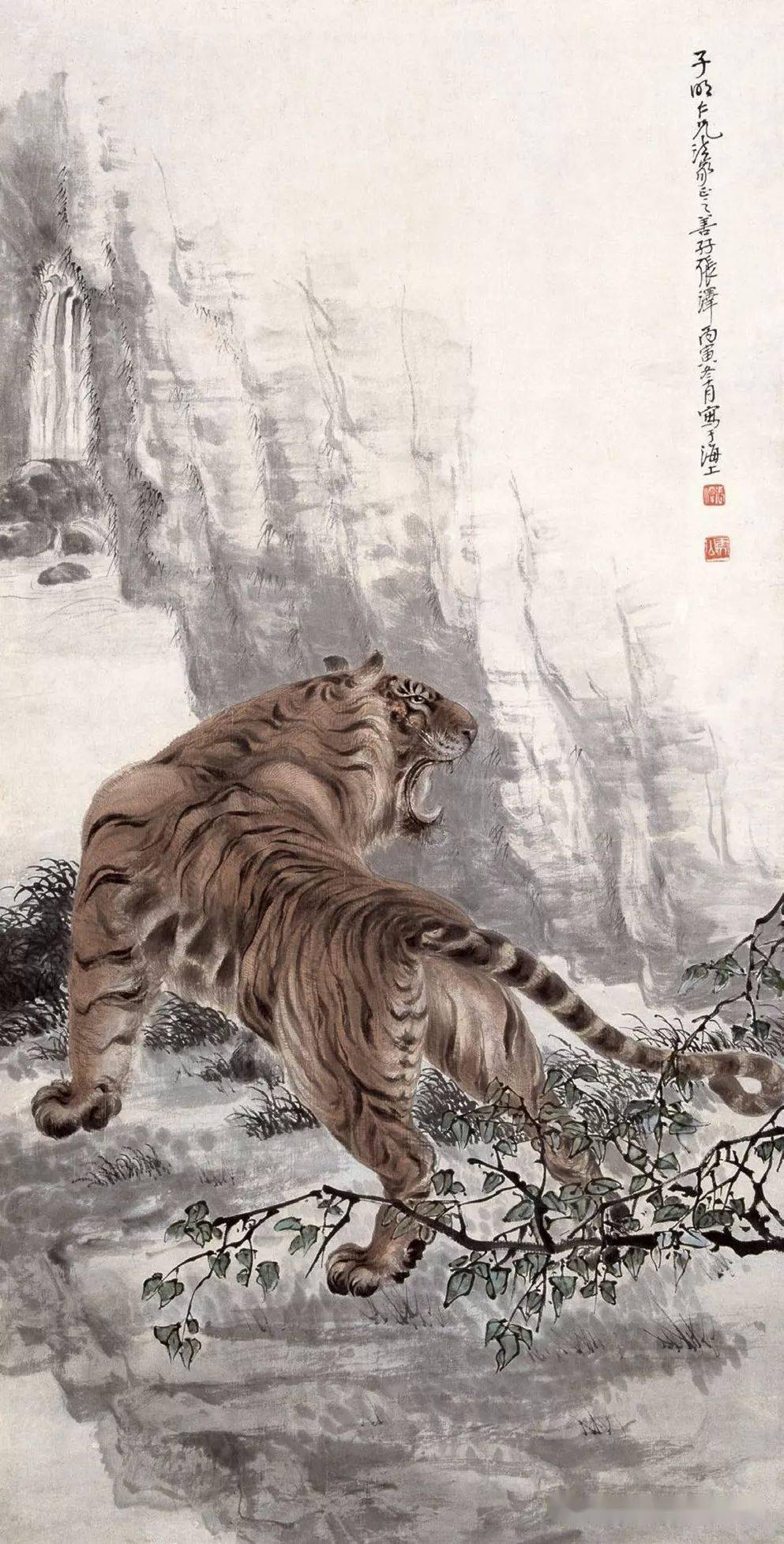 中国画虎第一人 名人图片