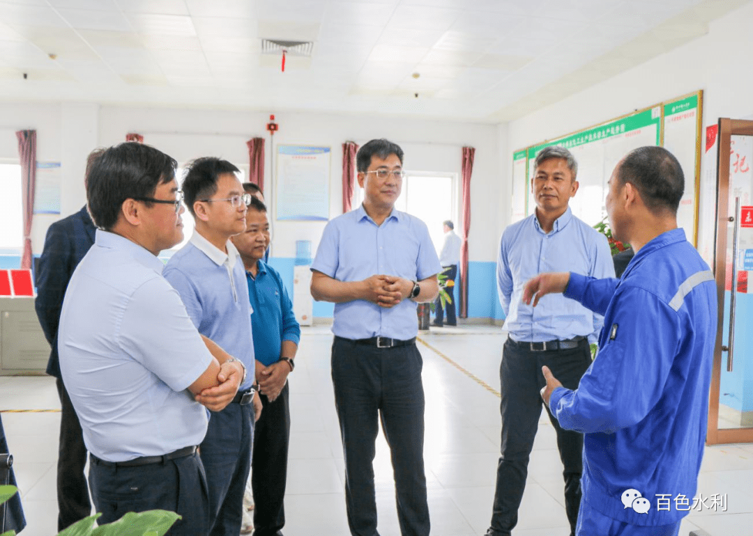 组在百矿发电有限公司田东电厂检查企业节水情况责任领导:廖长安编 审