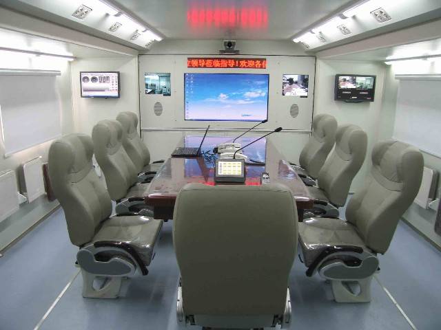 国内某气象应急指挥方舱的宣传照.