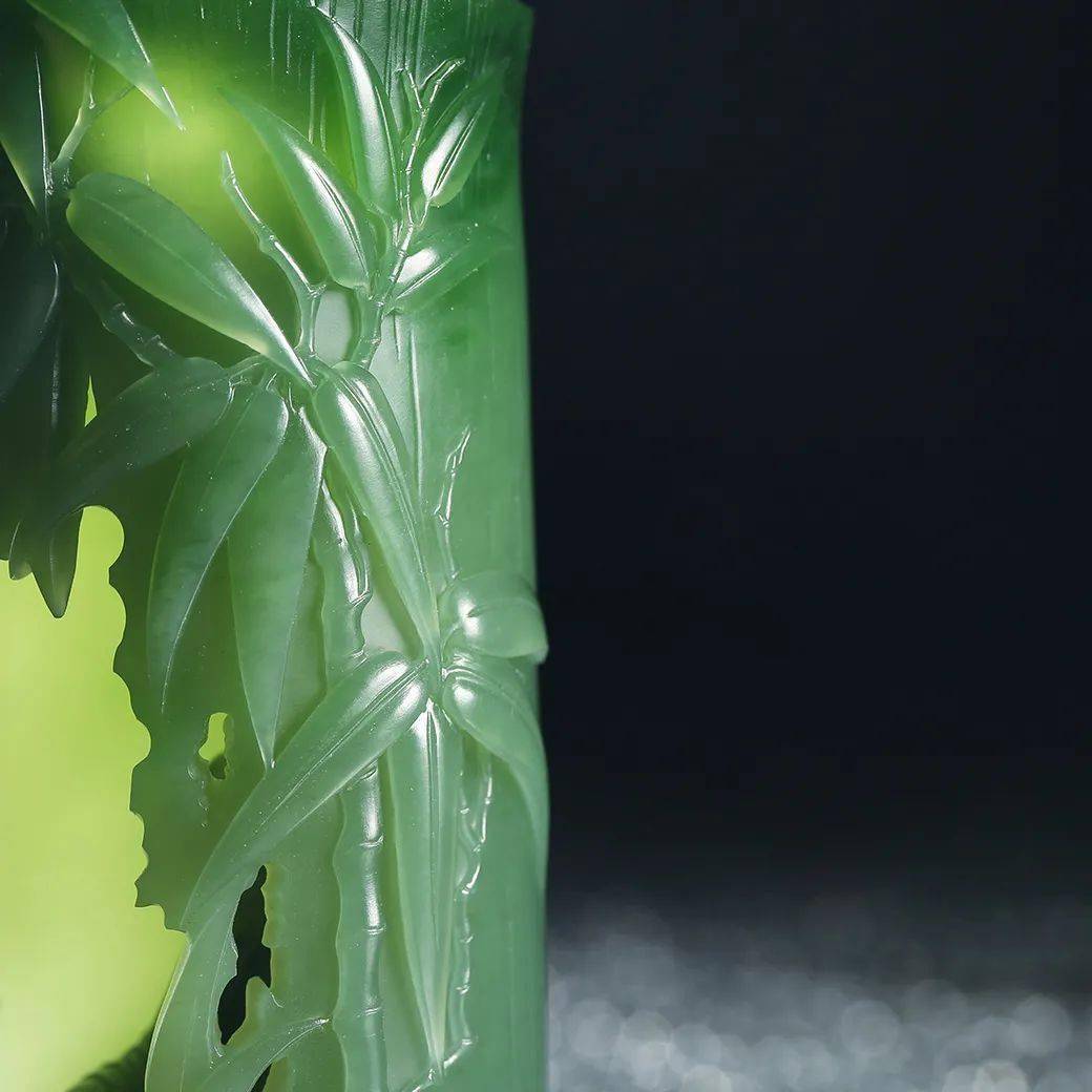 中国人都爱,这种玉雕题材千年不衰._竹子