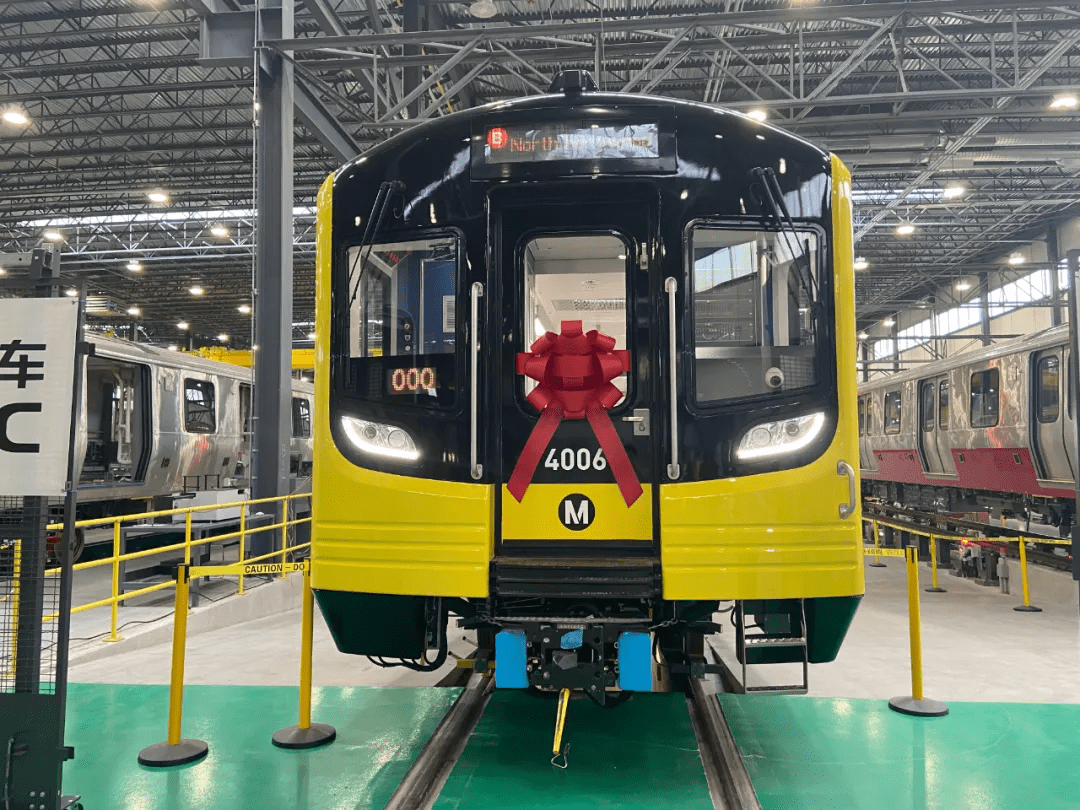 揭幕!中车美国春田工厂为洛杉矶生产的地铁车正式亮相