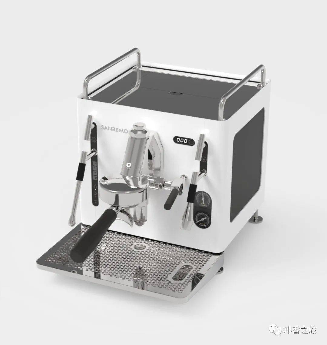 sanremo赛睿蒙也不甘寂寞推出了单头咖啡机cube