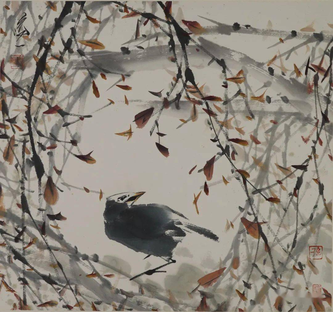 心静手闲试涂鸦孙鸣一水墨画展