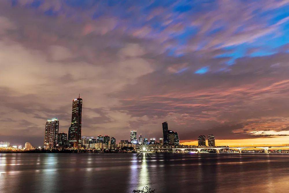 乘地铁游首尔之汉江夜景