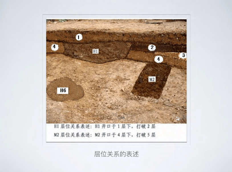 考古土层分析图图片