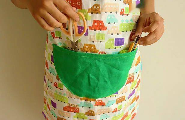 教程儿童围裙的制作方法带图纸