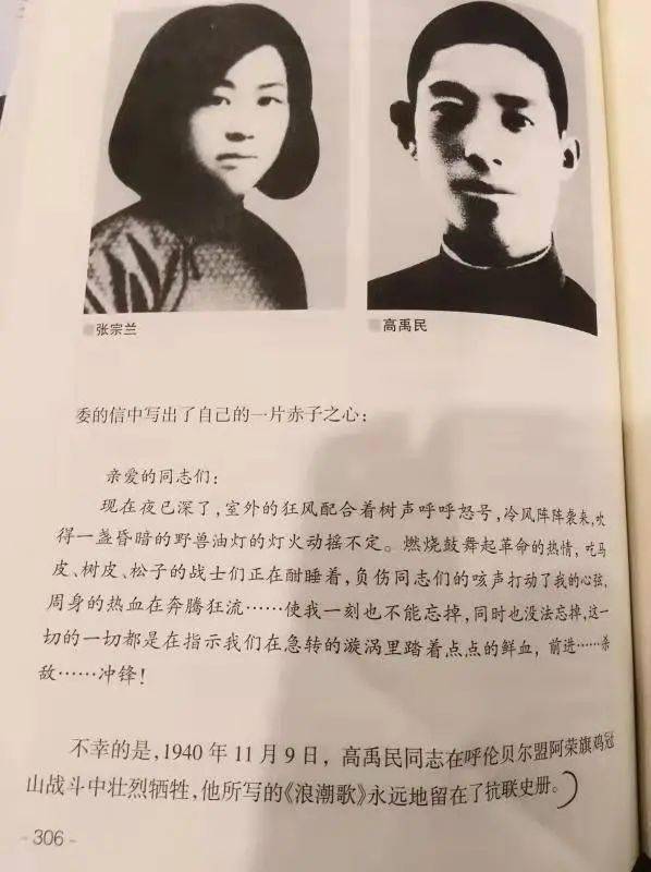 《李敏回忆录》中记载张宗兰部分在众多抗日题材小说中《如果我一去