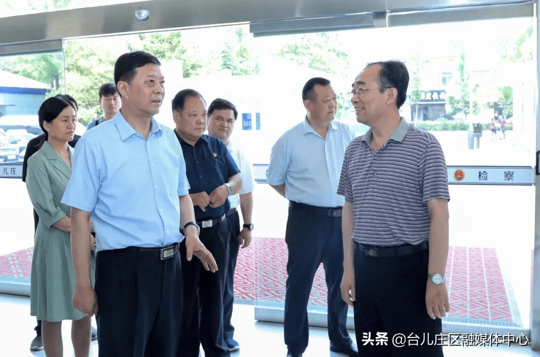 台儿庄陈永生调研党史学习教育开展情况和三夏生产工作