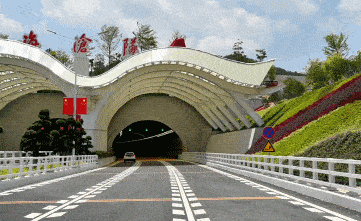 同安车主速看海沧隧道试通车咱厝进入四桥两隧时代