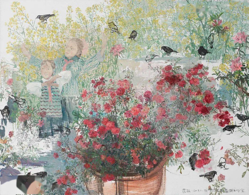 花间慢 | 罗敏作品展将于6月18日在北京画院美术馆开幕