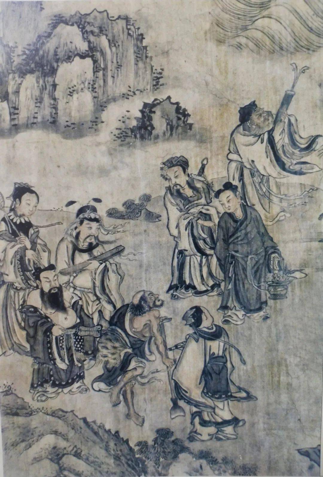 二十四孝图西游记神话图八仙人物图韩城这些寺庙壁画太赞了