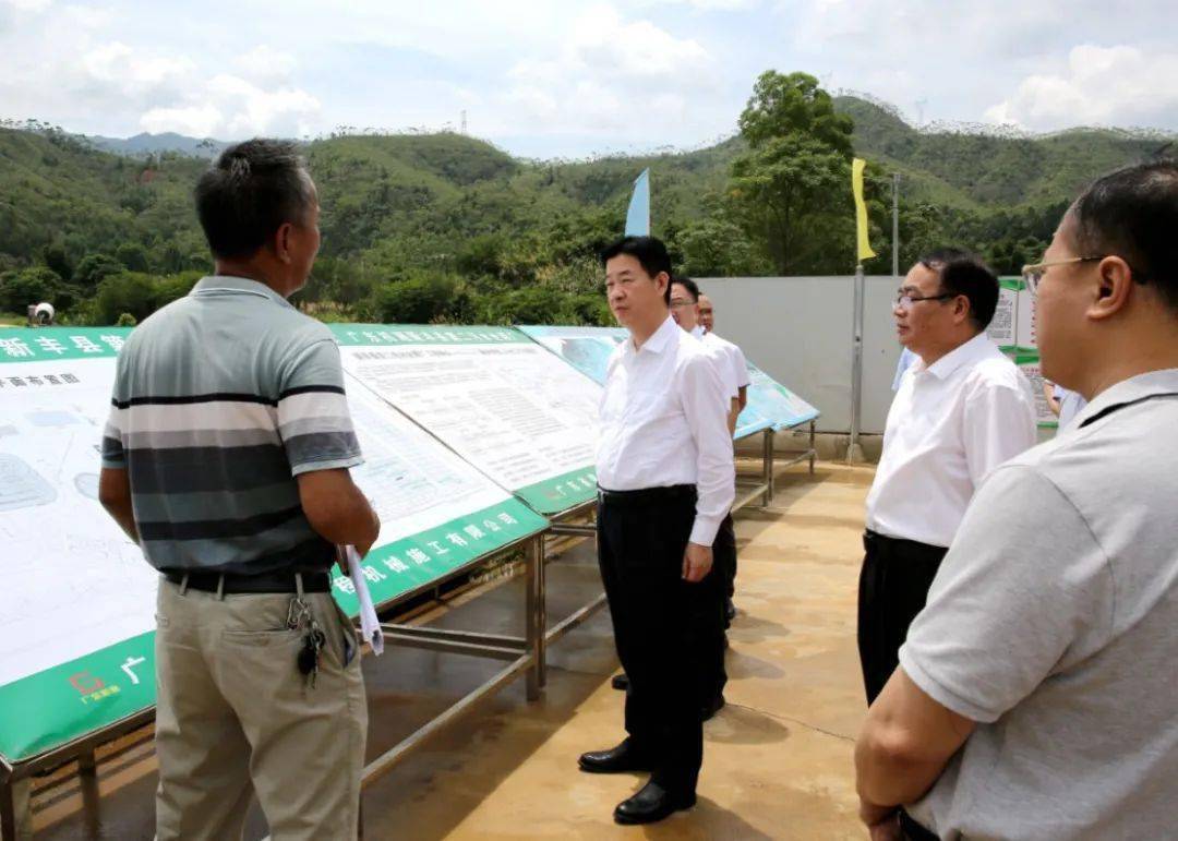 陈少荣到新丰翁源调研项目建设情况