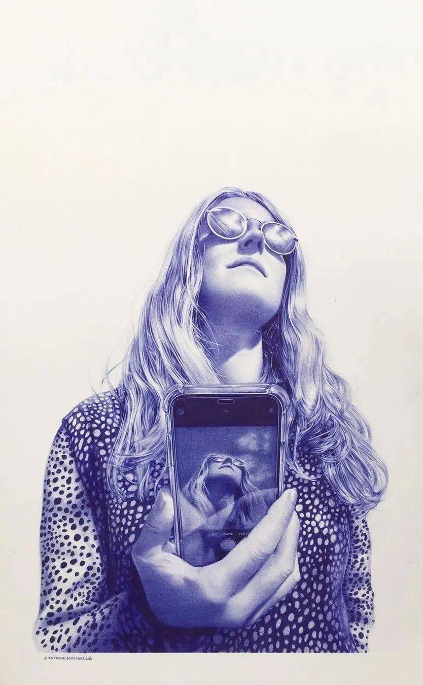 如此美妙的圆珠笔素描不看可就亏大了