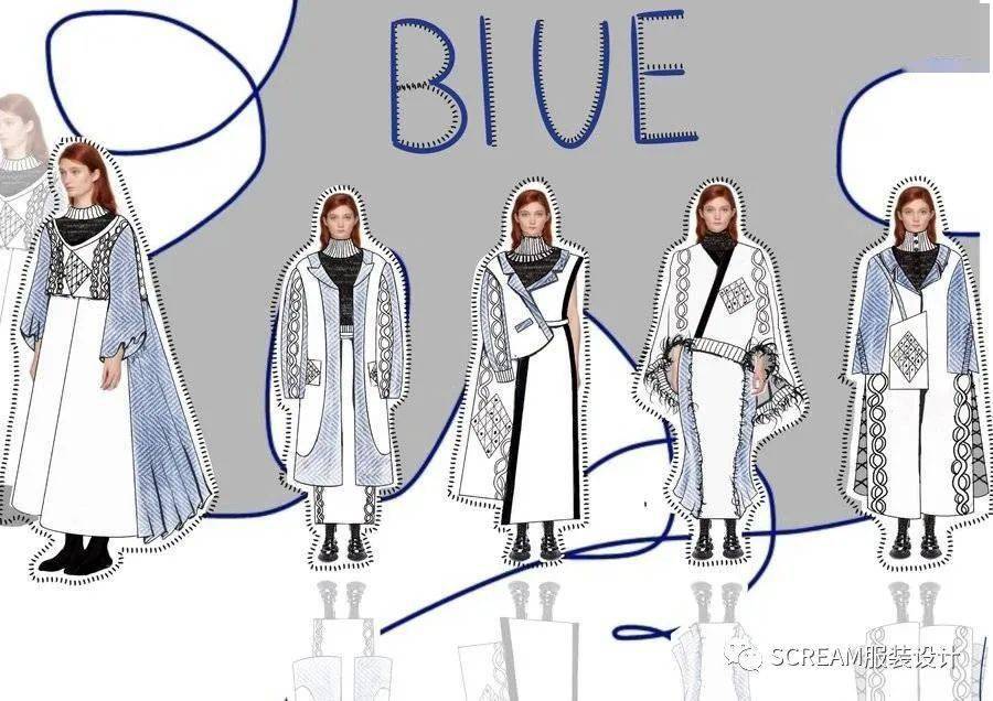 入围揭晓第十三届中国大朗毛织服装网上设计大赛100强入围名单效果图