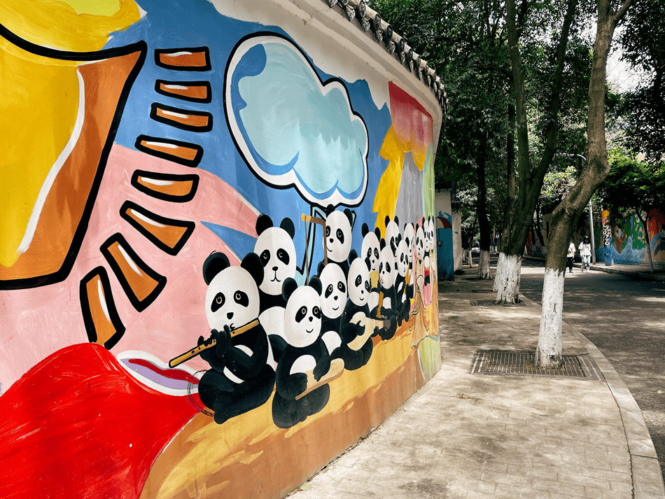 成都西门这条"涂鸦街"最近重新火了!