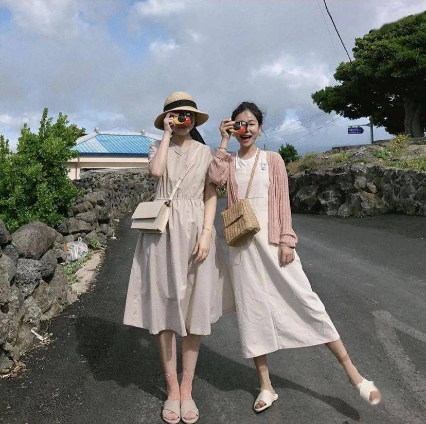 这样的闺蜜出游照也太美好了吧