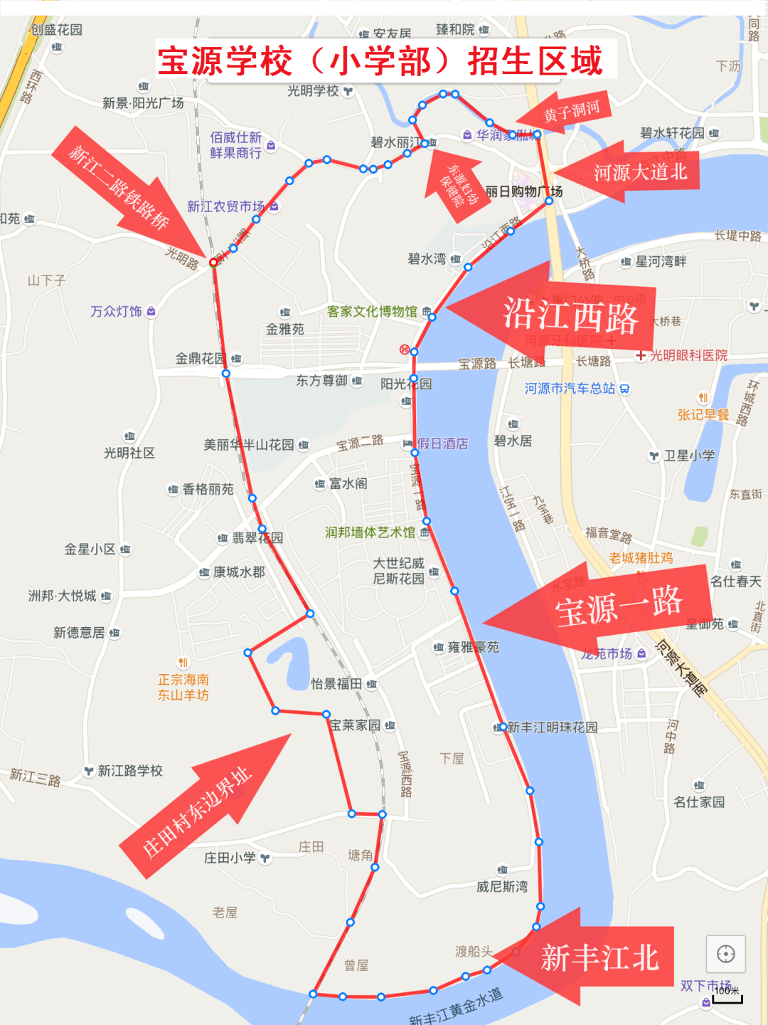 河源职业技术学院地图图片