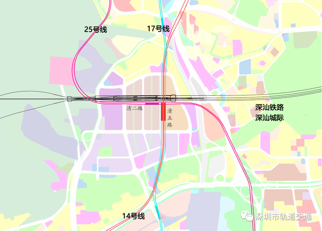 清水河樞紐來了!規劃引入深汕鐵路,深汕城際和地鐵14,17,25號線