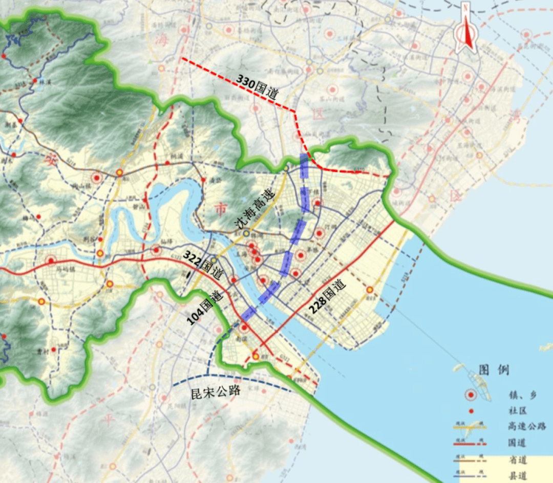 其中瑞安段沿规划温瑞大道廊道走行,设罗凤站,塘下站,瑞祥站, 明镜