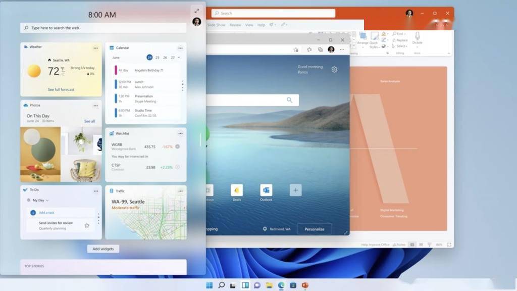 功能|Windows 11来了！微软六年来首次推出新系统，股价迈向历史最高