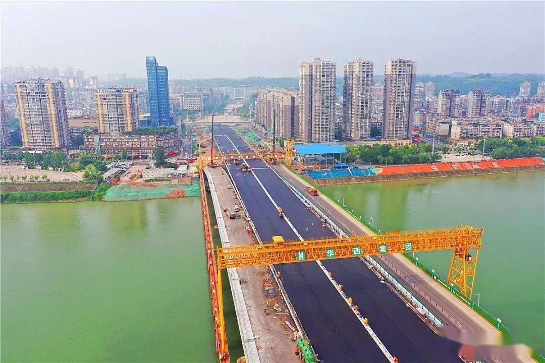 简州大道(沱二桥)主道于2021年6月27日试通行!_简阳市